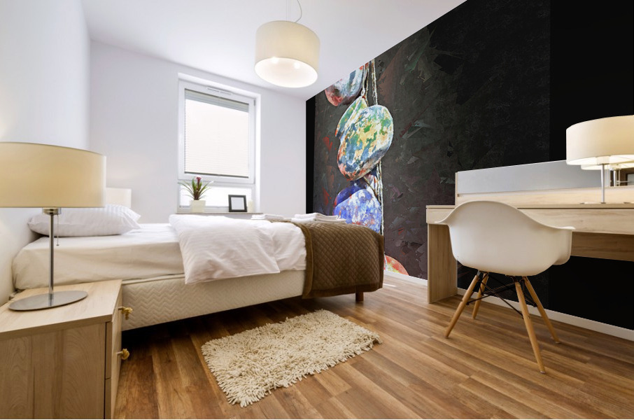 Hanging Pots Mural print