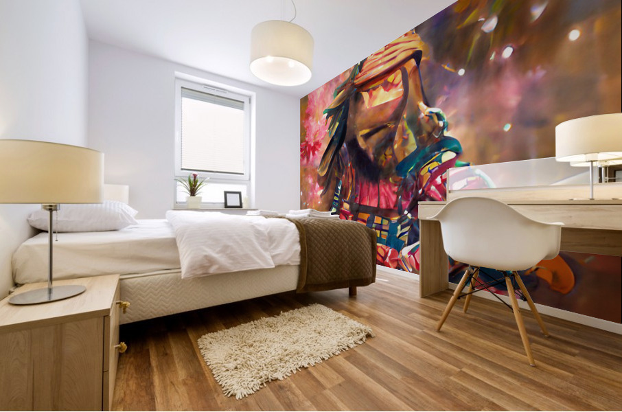 Japanese Warrior Mural print