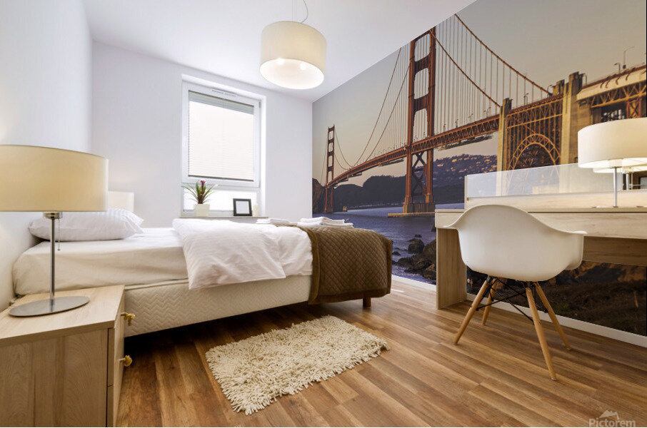 Golden Gate Bridge Mural print