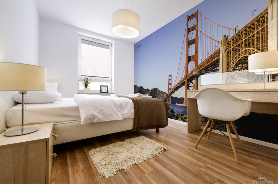 Golden Gate Bridge Mural print