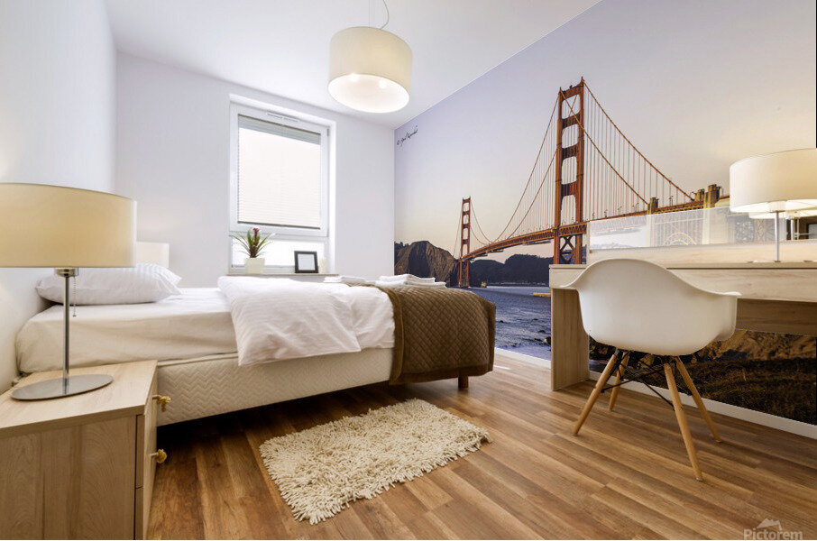 Golden Gate Bridge Mural print