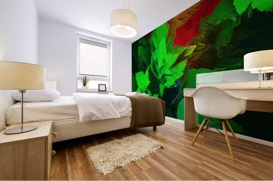 Colorful Leaves Mural print