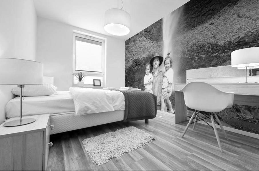 BW   Candid Retrospective 2001   At the Falls   HC Stanek   Rare Limited Edition Mural print