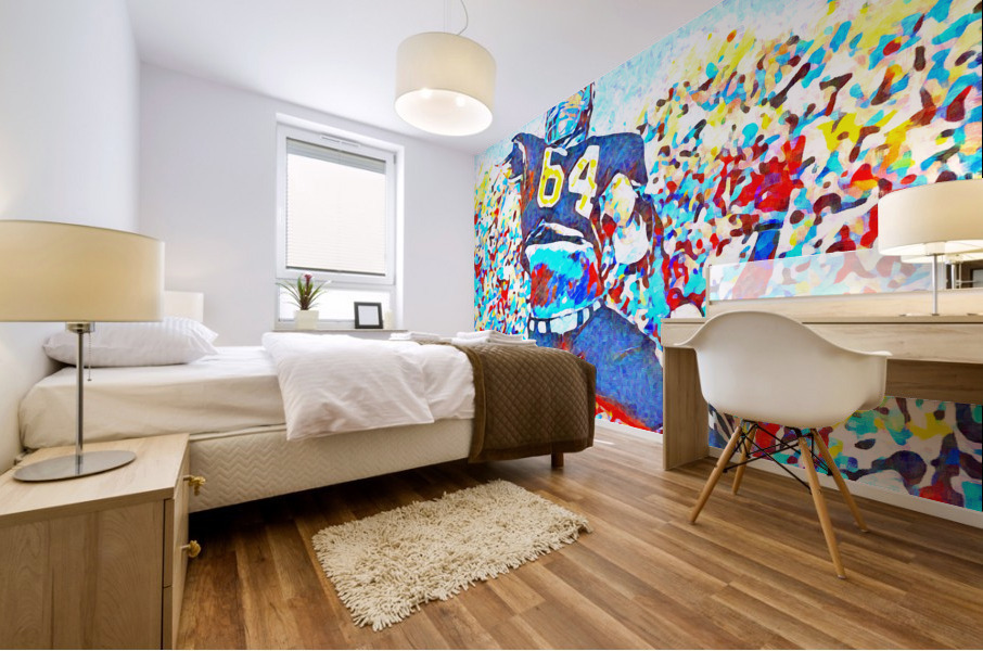 Touchdown Exuberance Mural print