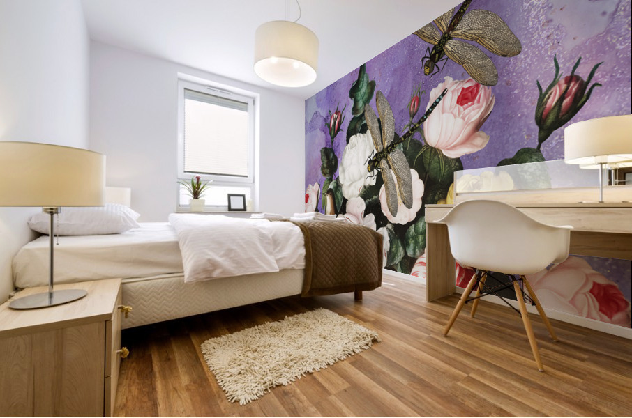 Floral Nest Mural print