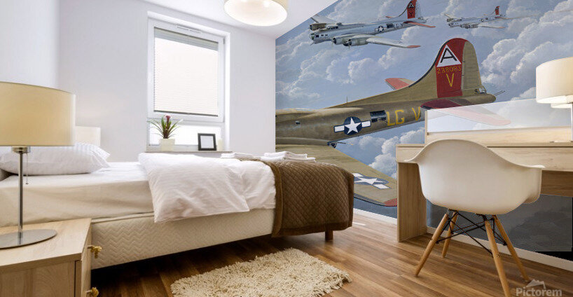 The Man O War II: B 17 Print Mural print