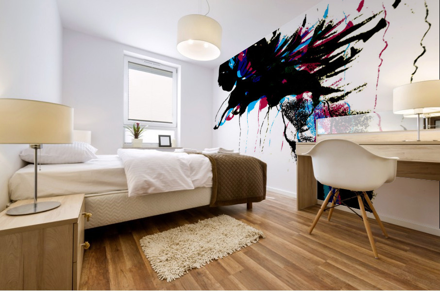 Vintage Baseball Pitch Art Mural print