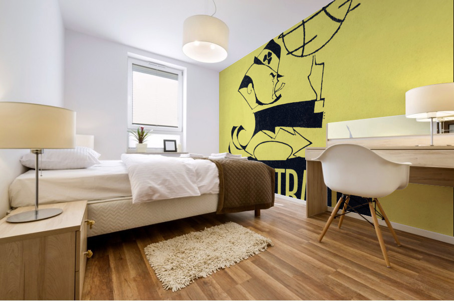 1968 Notre Dame Basketball Art Mural print