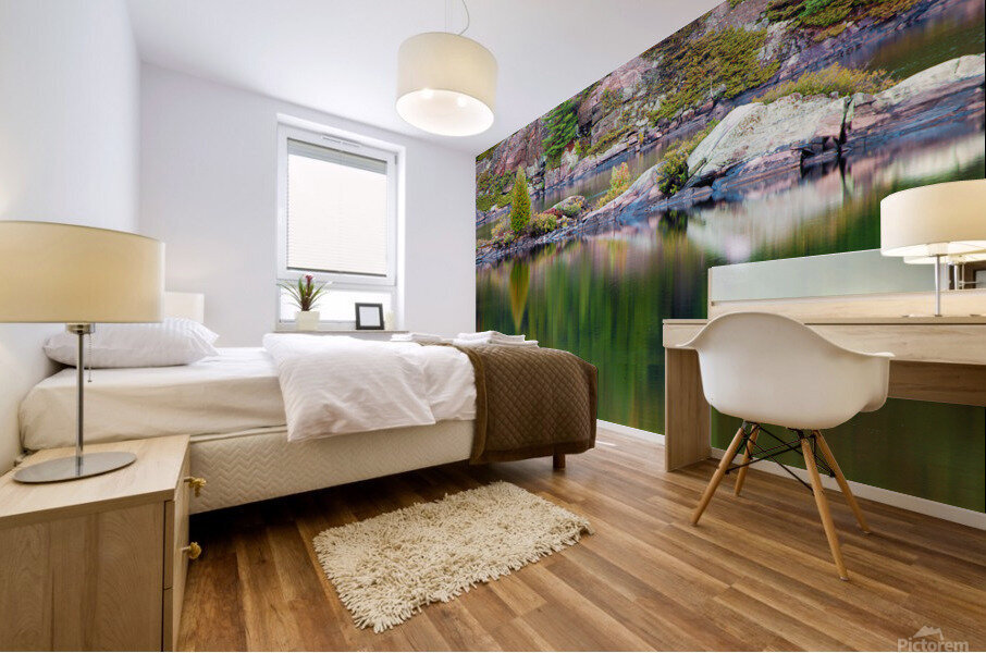 Northern Canada Reflections Mural print