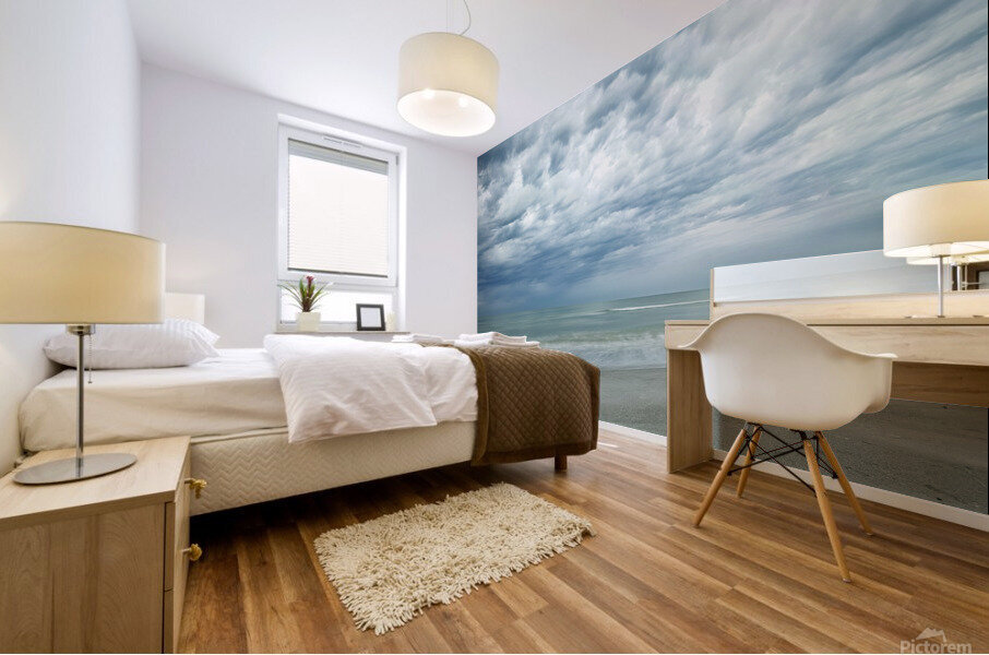 Morning at the Beach Mural print