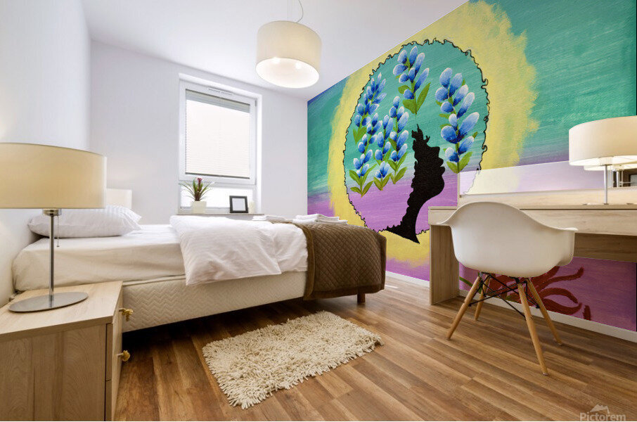 Texas in My Mind. DaVere H Mural print