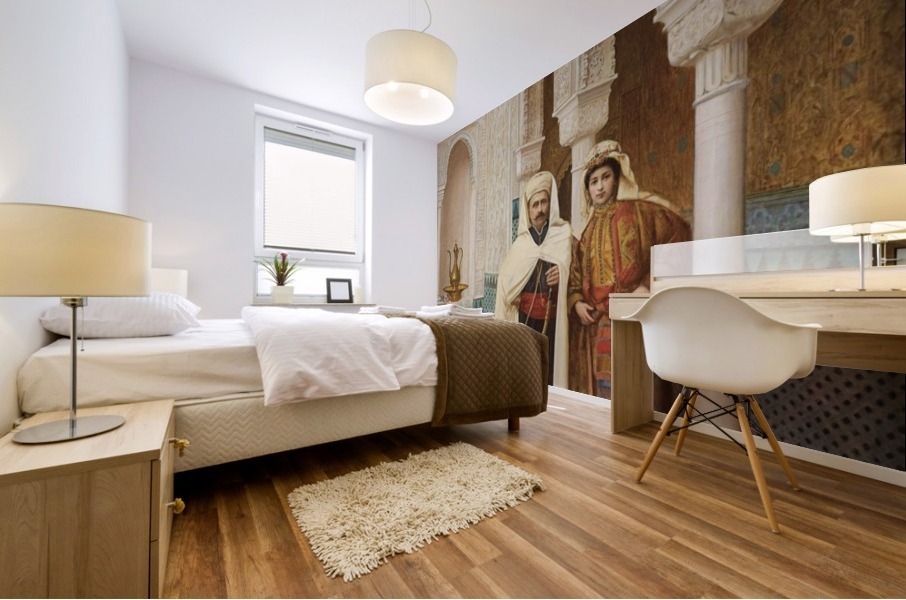 Oriental Couple Mural print