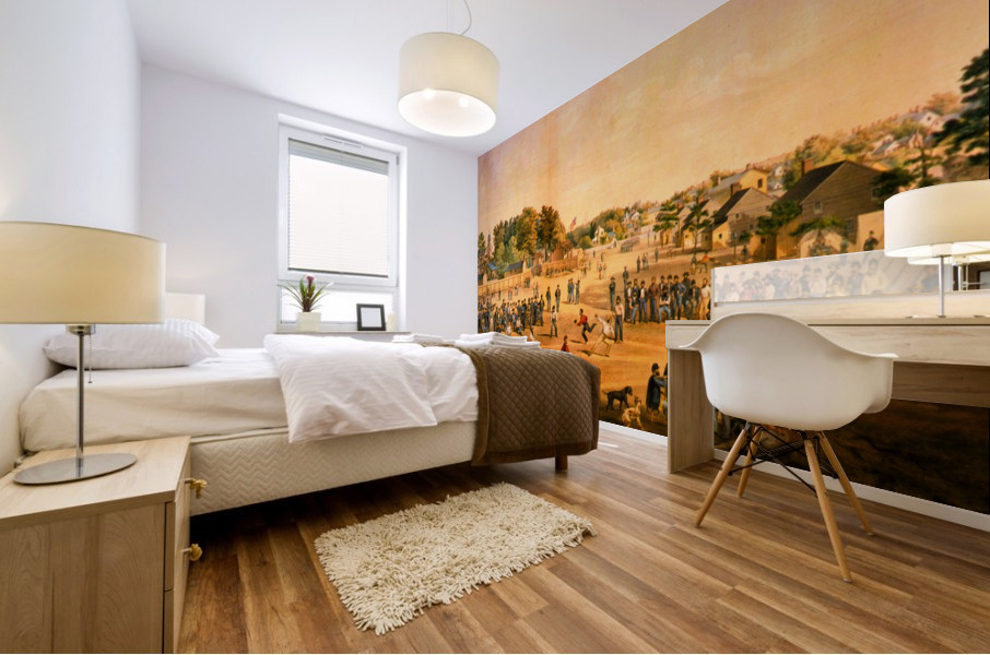 1863 Baseball Art Mural print