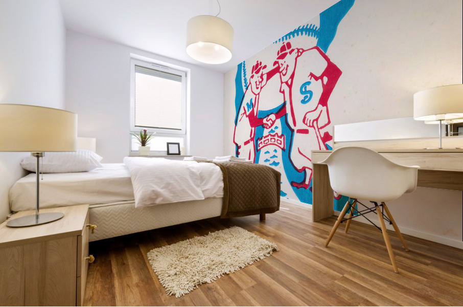 Vintage Minnesota Twins Art Print Mural print