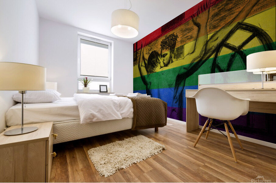 Jesus loves you back 20x14 Mural print