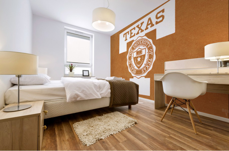 Vintage Fifties Texas Art Mural print