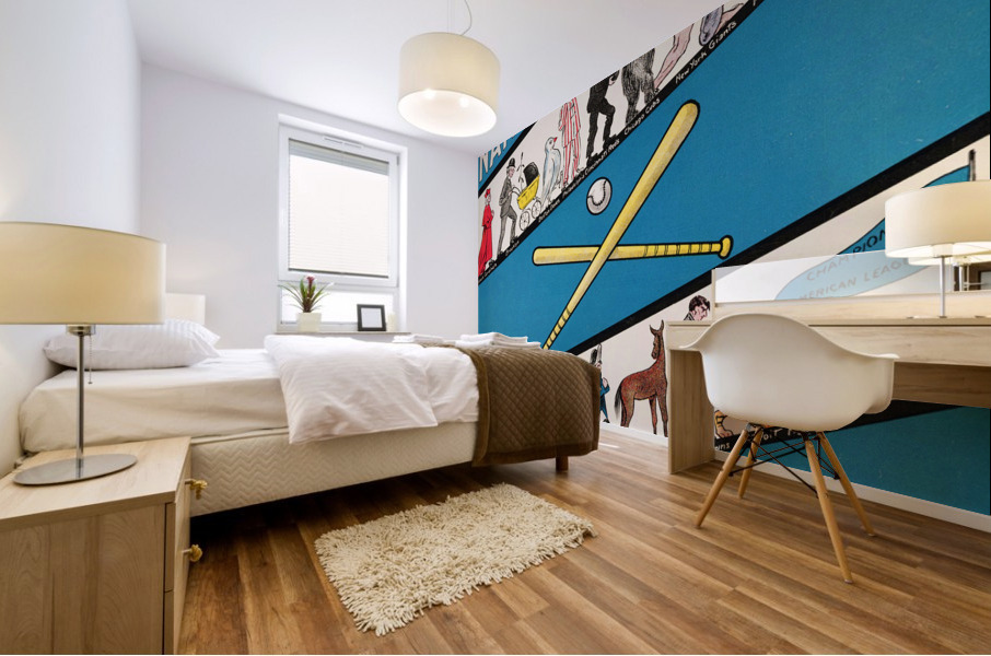 1909 Stars of the National Game Baseball Art Mural print