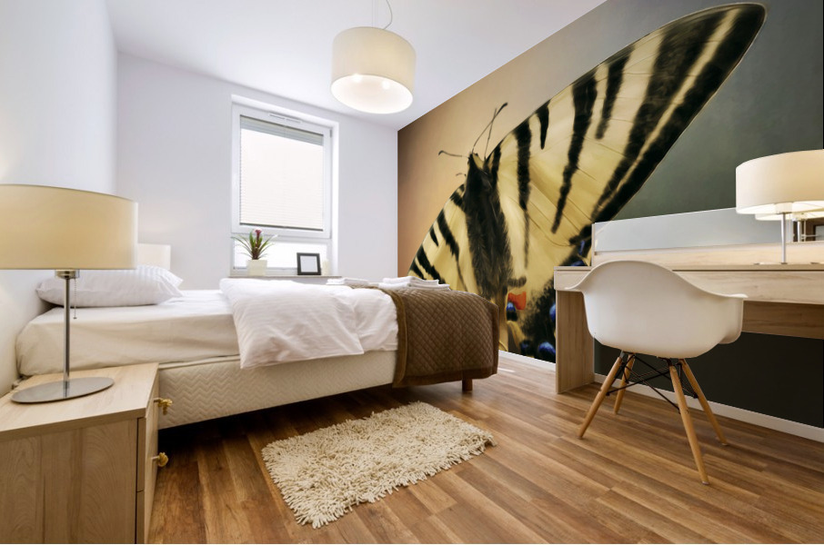 Digital Butterfly Mural print