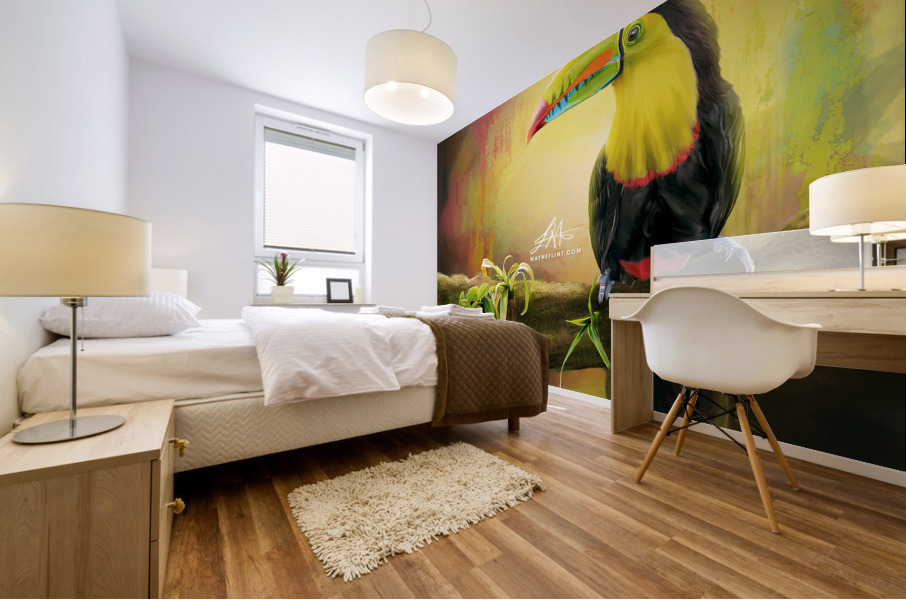 Digital Toucan Mural print