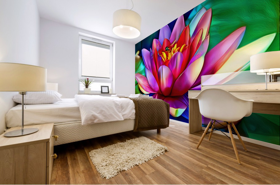 Lotus Love Mural print
