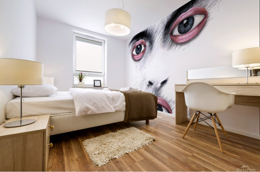 The Face Mural print