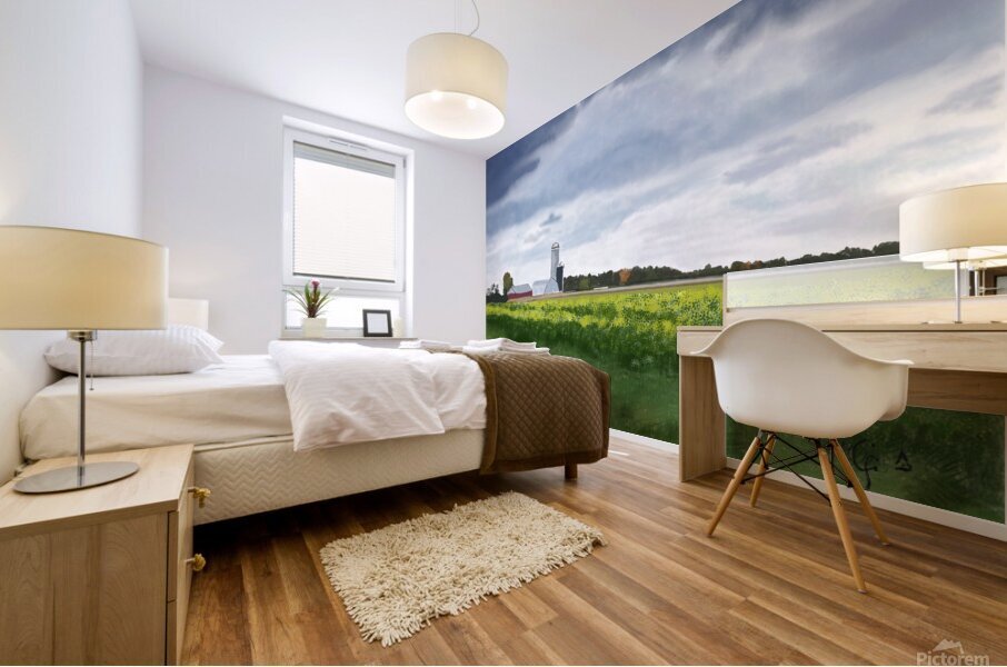 Ciel d orage Mural print