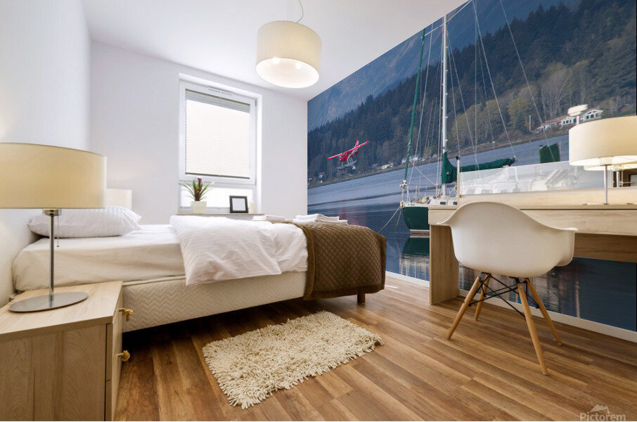 The Morning Landing Mural print