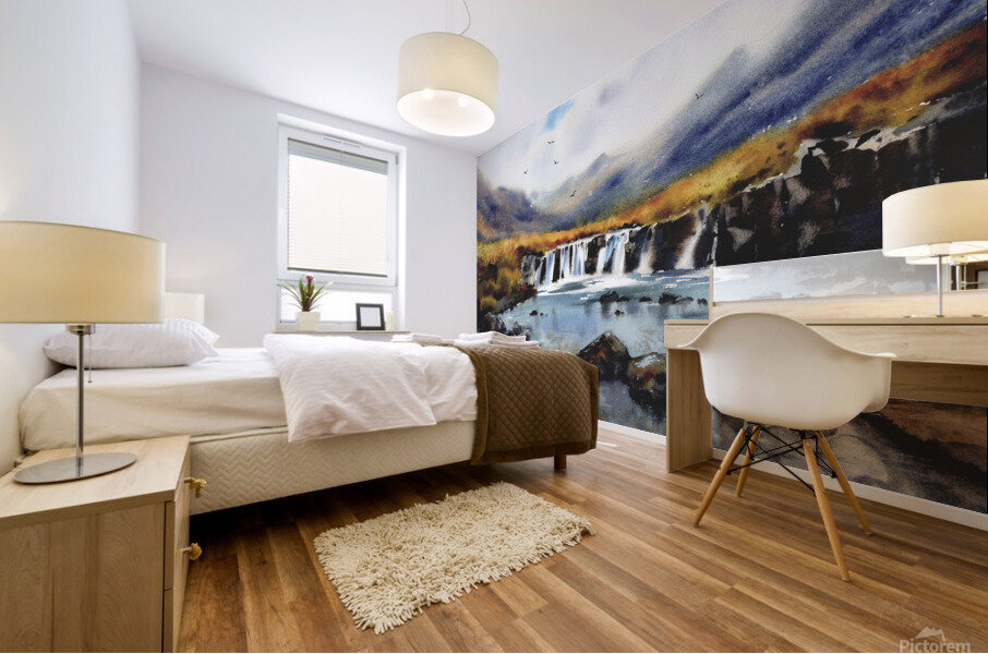 Mountain Lake 4 Mural print