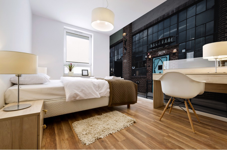 Nightclub Entrance Mural print