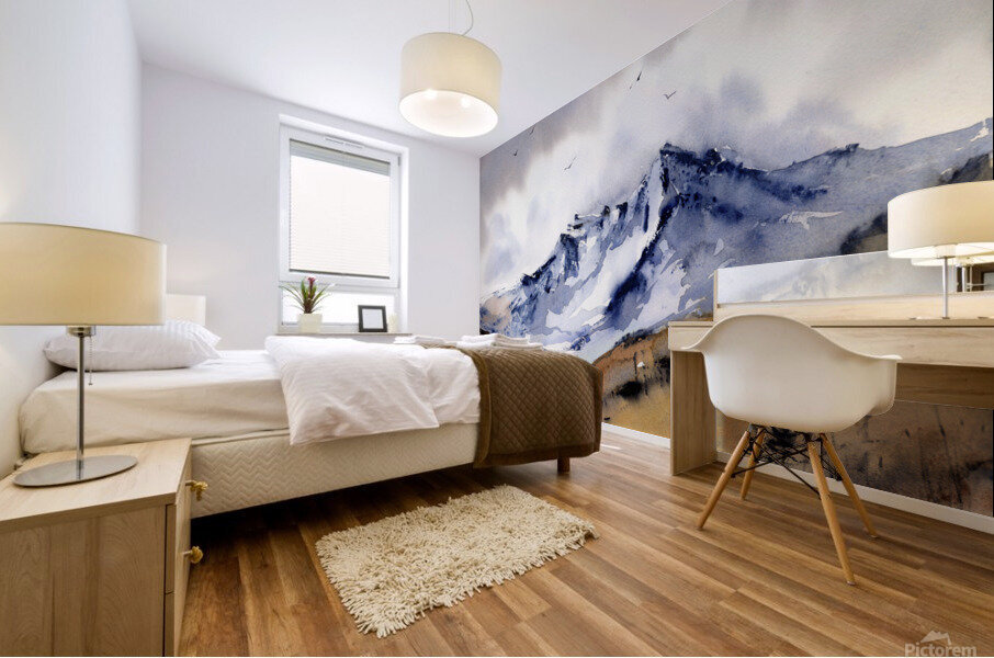 Turquoise river 2 Mural print