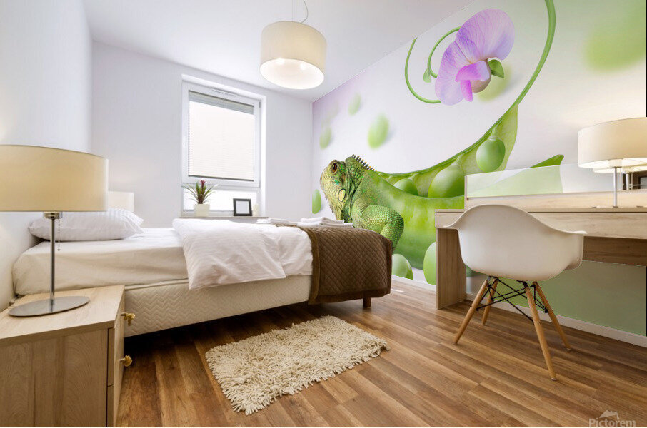 green dragon Mural print