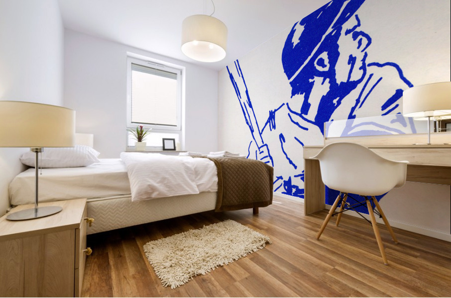 1980 California Angels Retro Poster Mural print