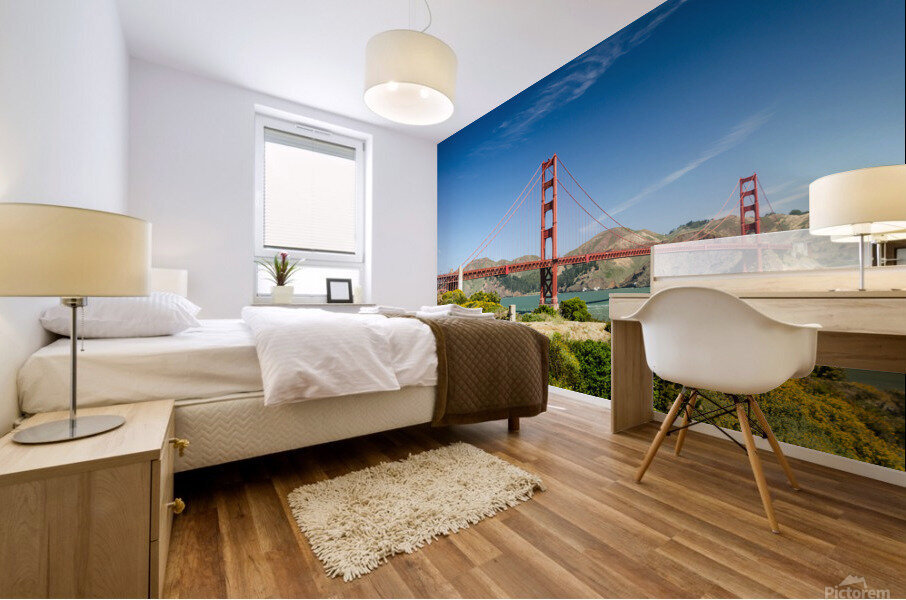 Golden Gate Bridge Mural print
