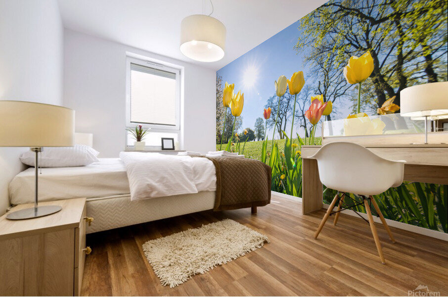 Tulips Mural print