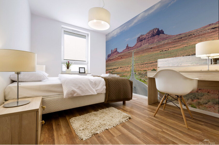 Road towards Monument Valley Impression murale