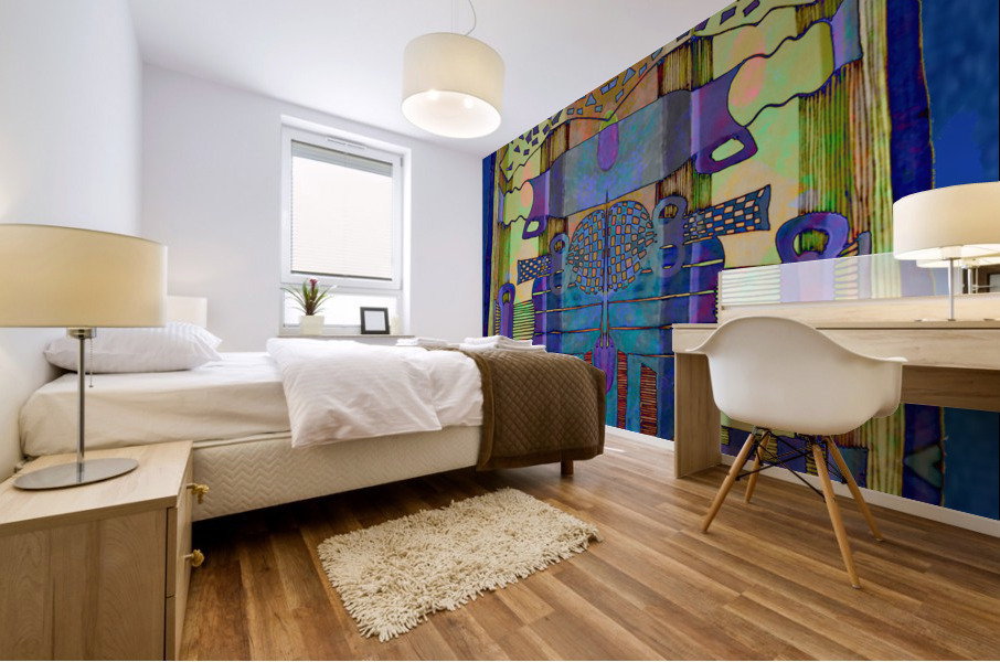 VESSELDRAWING  Mural print