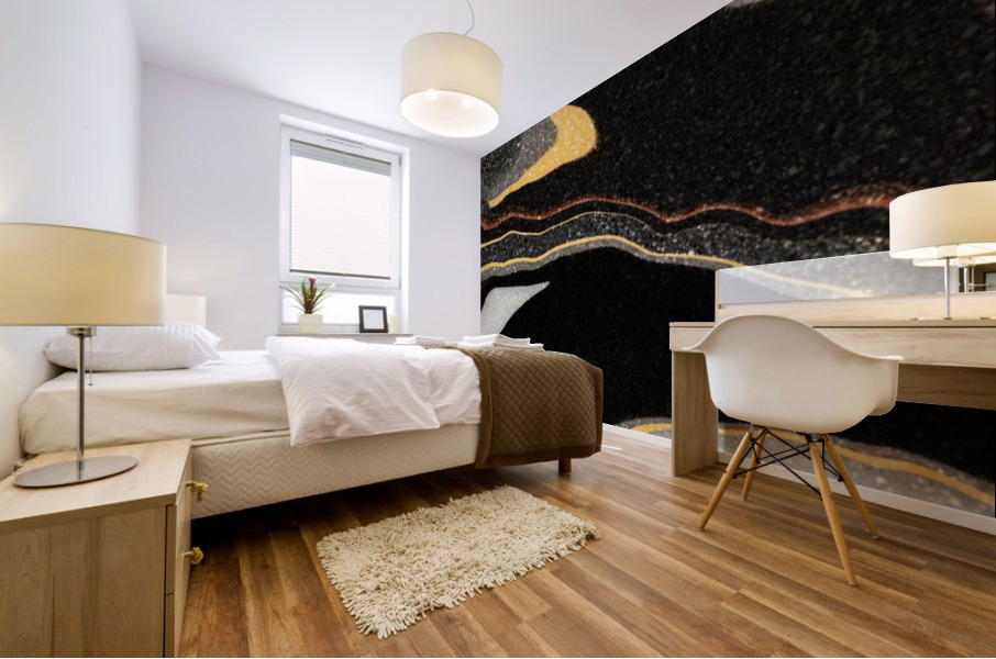 Volcanic Crystal  Mural print