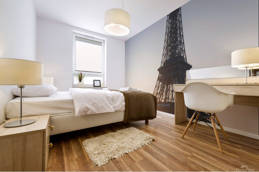 Paris   Eiffel tower at sunrise Mural print