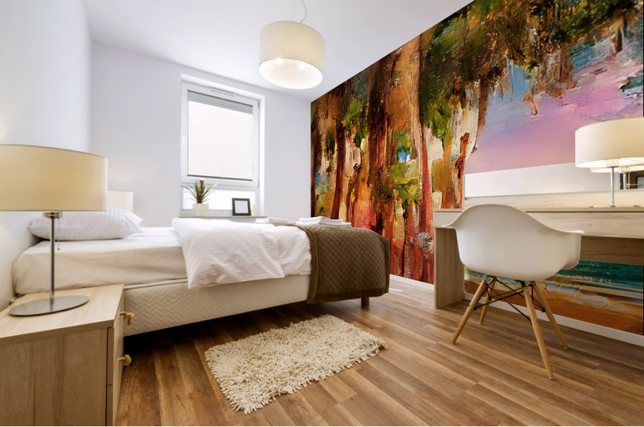 Naples Beach Banyan Tree Mural print