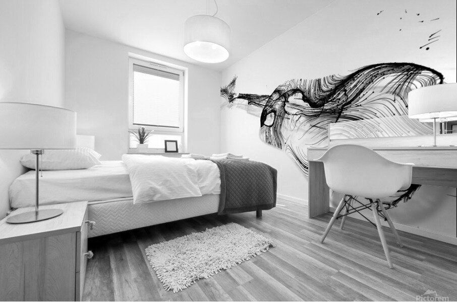 Curves of Sound Mural print