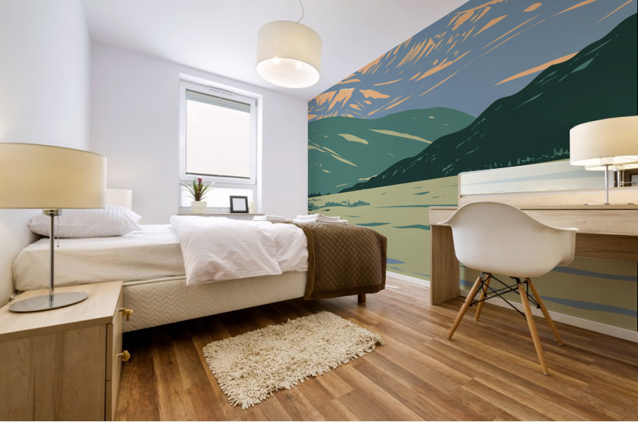 Tower Roosevelt Lamar Valley Yellowstone Natijpg Mural print