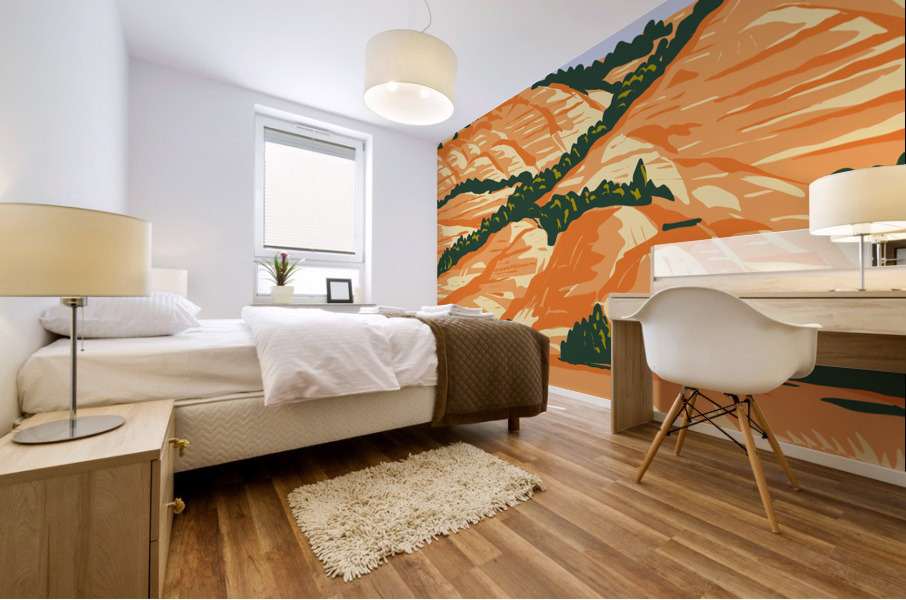 Theodore Roosevelt National Park WPA 1 Mural print