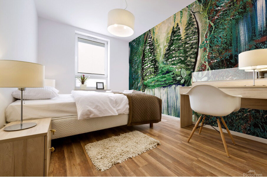 Waterfall Mural print