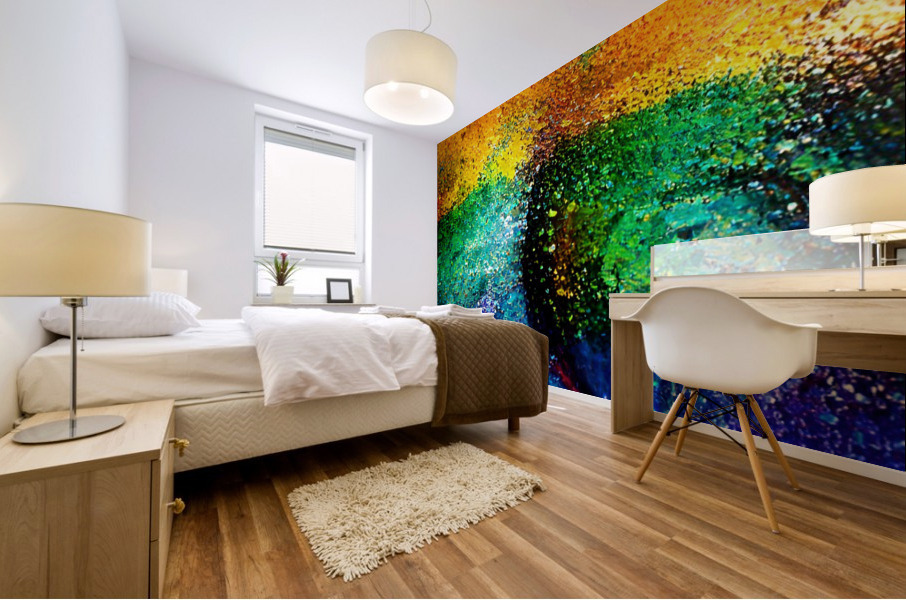 Rainbow Body Mural print