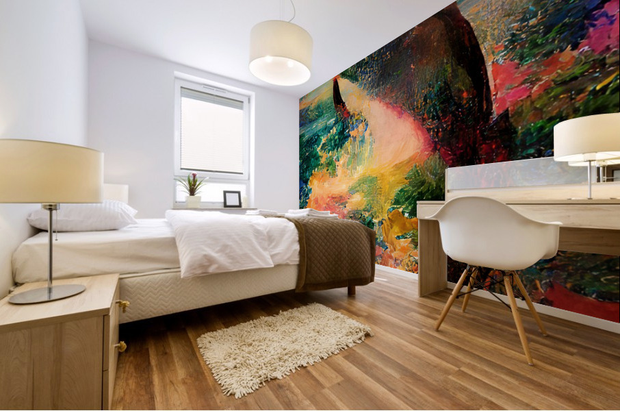 Mystical Dolphin Mural print