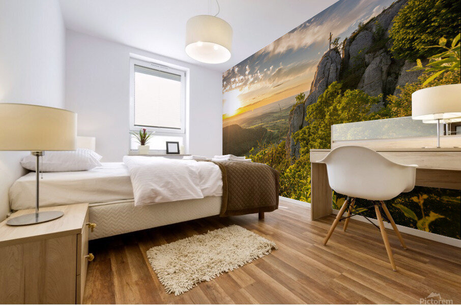 Cliff Ledge Mural print