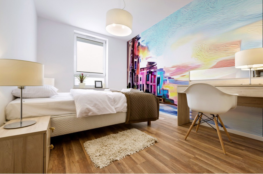 North Gulf Shore Drive Beach Mural print