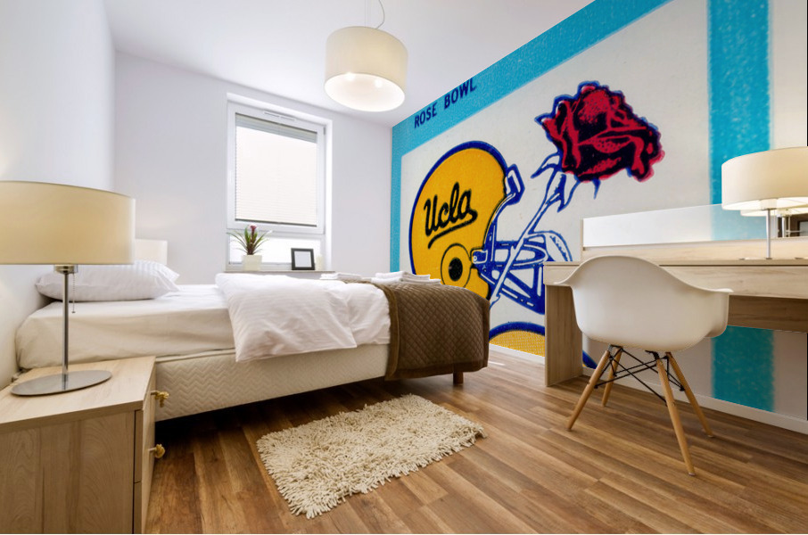 1983 Washington vs. UCLA Football Ticket Canvas Art Mural print