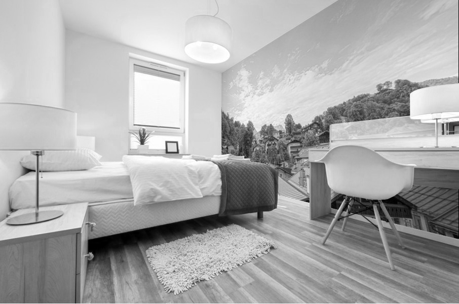 BW From the Award-winning Elevate Series At the Top of the World in the Berchtesgaden Alps in Bavaria Germany 6 of 6 Mural print