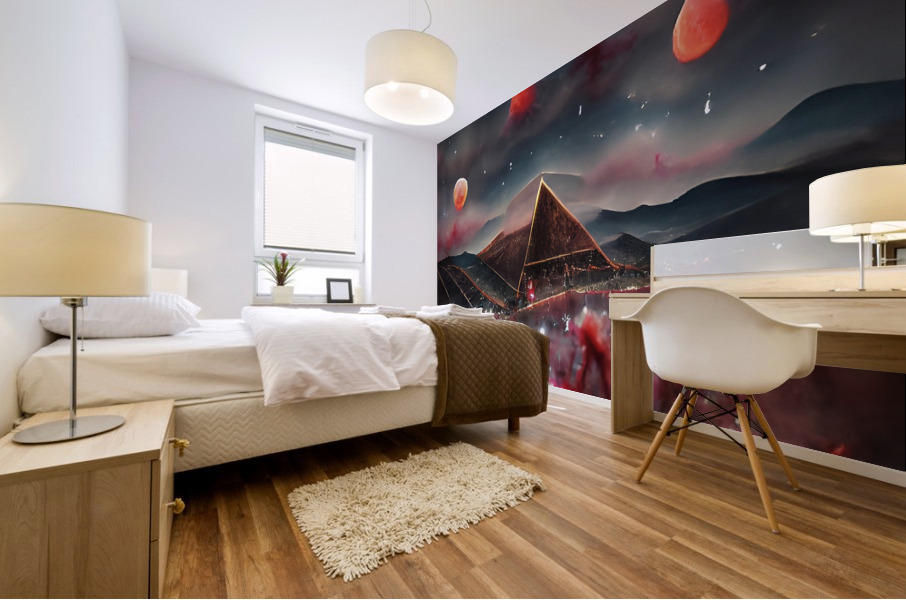 The Arrival Mural print